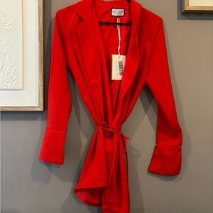 Red Blazer Dress